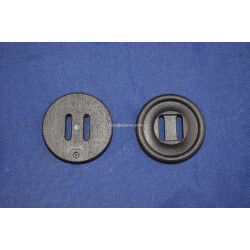 Canadian buttons 30 mm black